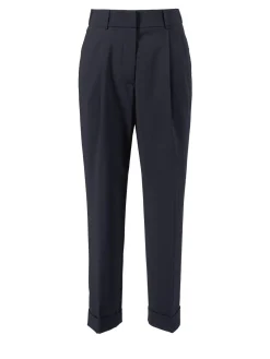 Stoffhose Marineblau