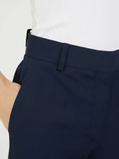 Stoffhose Marineblau