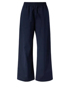 Stoffhose Marineblau