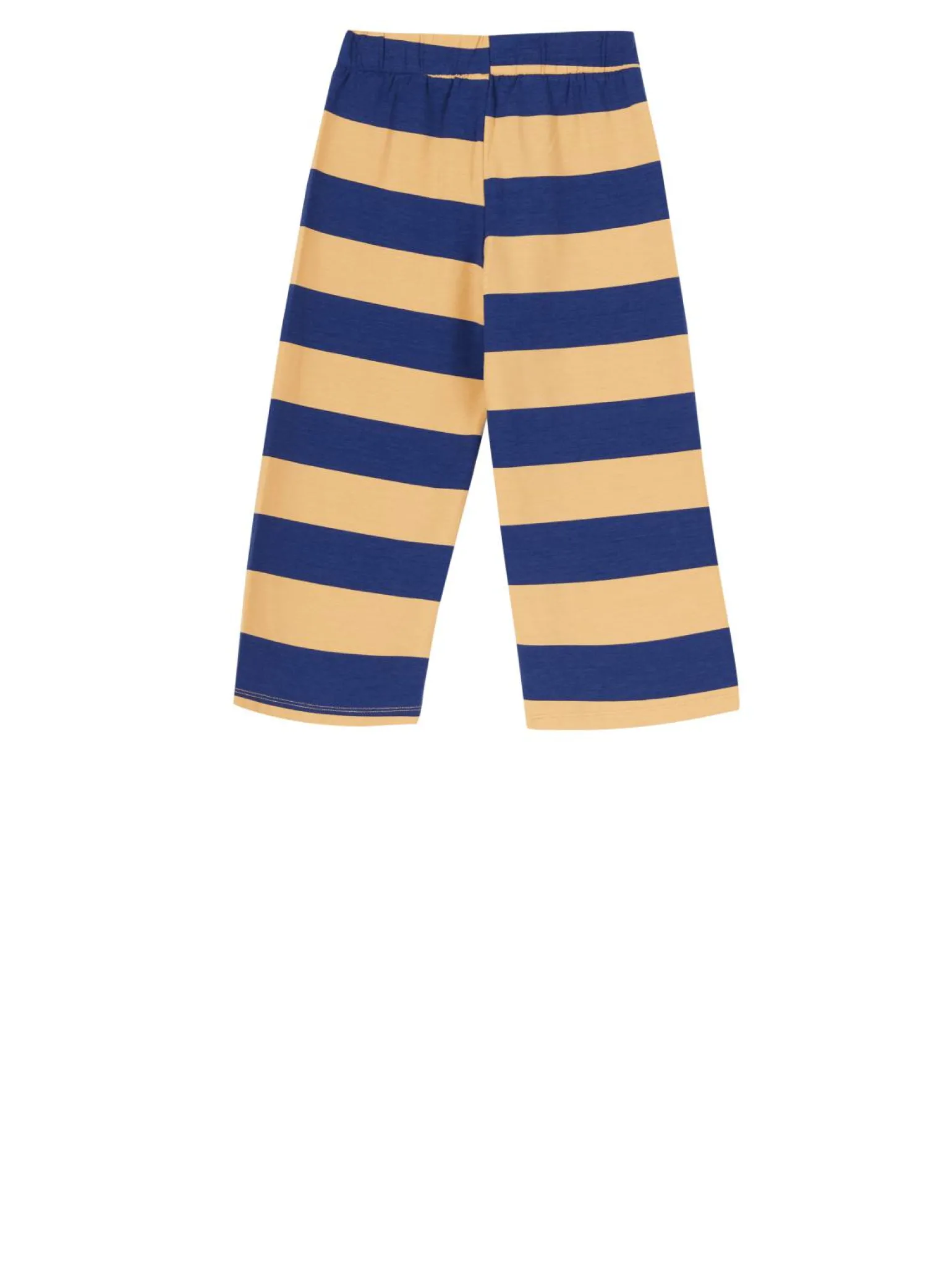 Stoffhose Marineblau/Gelb