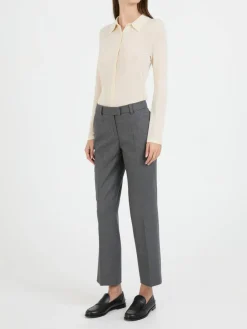 Stoffhose 'Mary' Grau