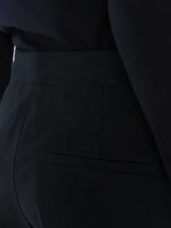 Stoffhose mit Bügelfalten Marineblau