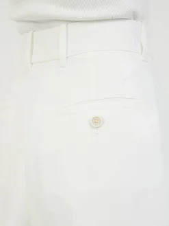 Stoffhose mit Bügelfalte Weiß