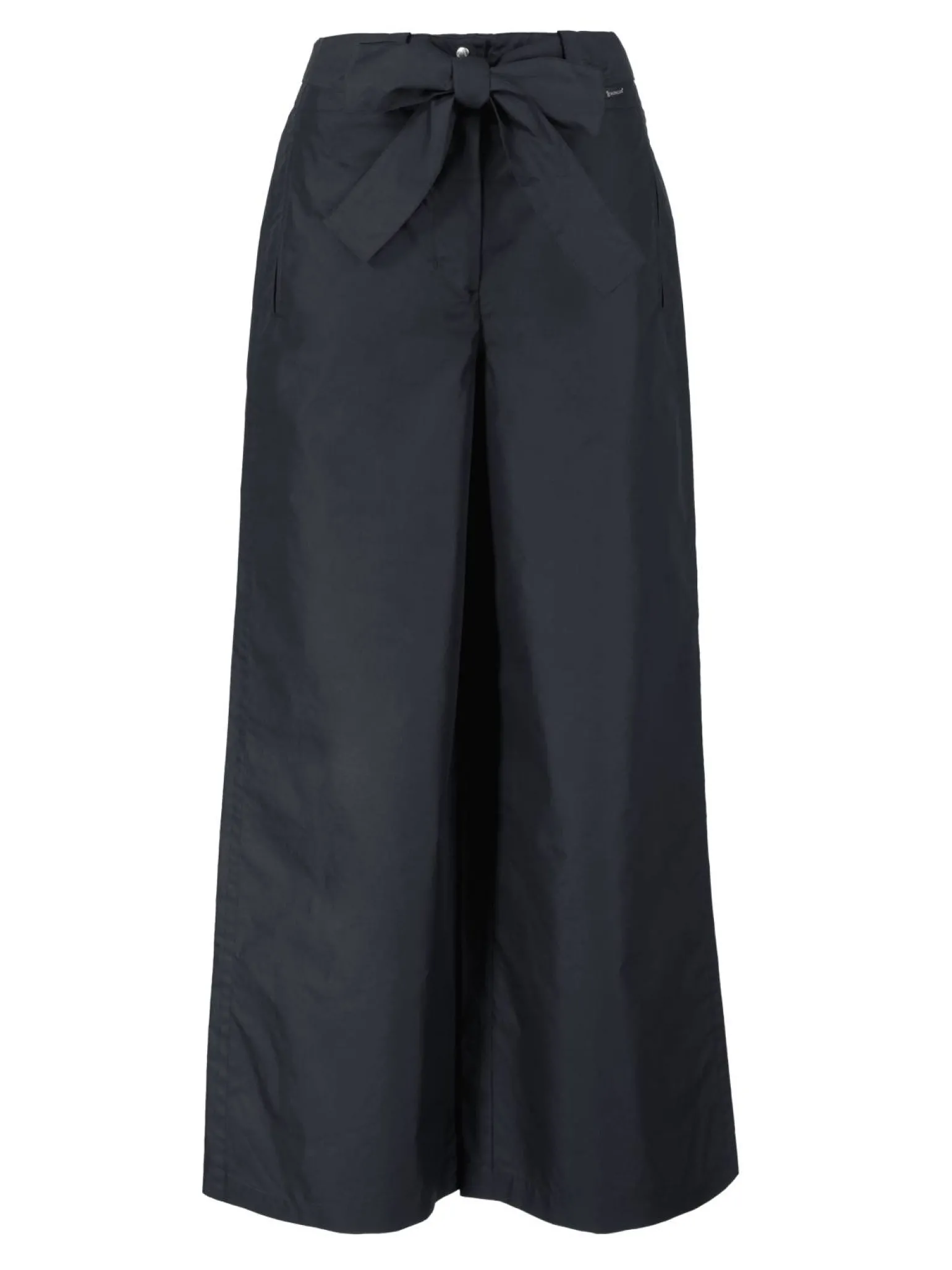 Stoffhose mit Gürtel Schwarz