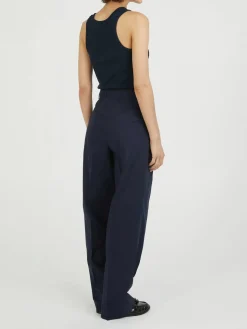 Stoffhose 'New Sophie' Marineblau