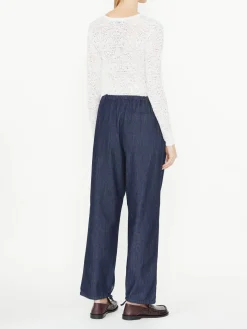 Stoffhose 'Penra' Marineblau