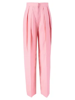 Stoffhose Pink