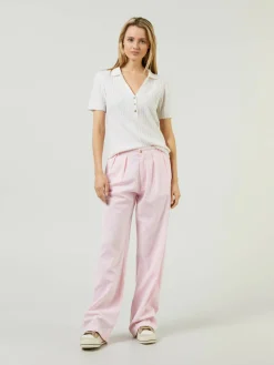 Stoffhose Rosé