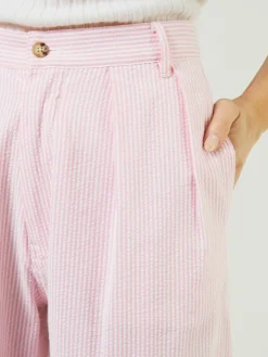 Stoffhose Rosé