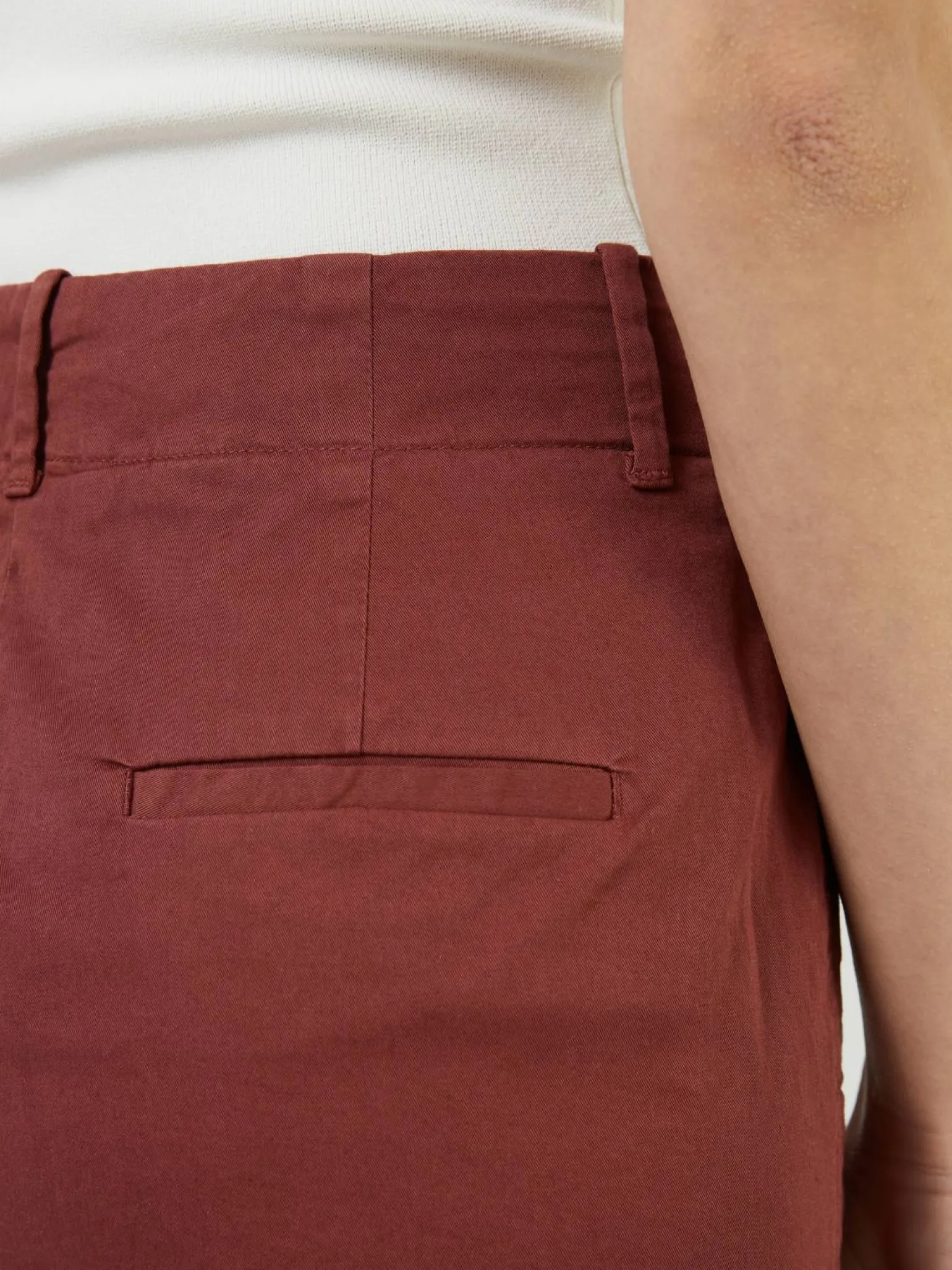 Stoffhose Rot
