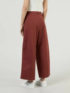 Stoffhose Rot