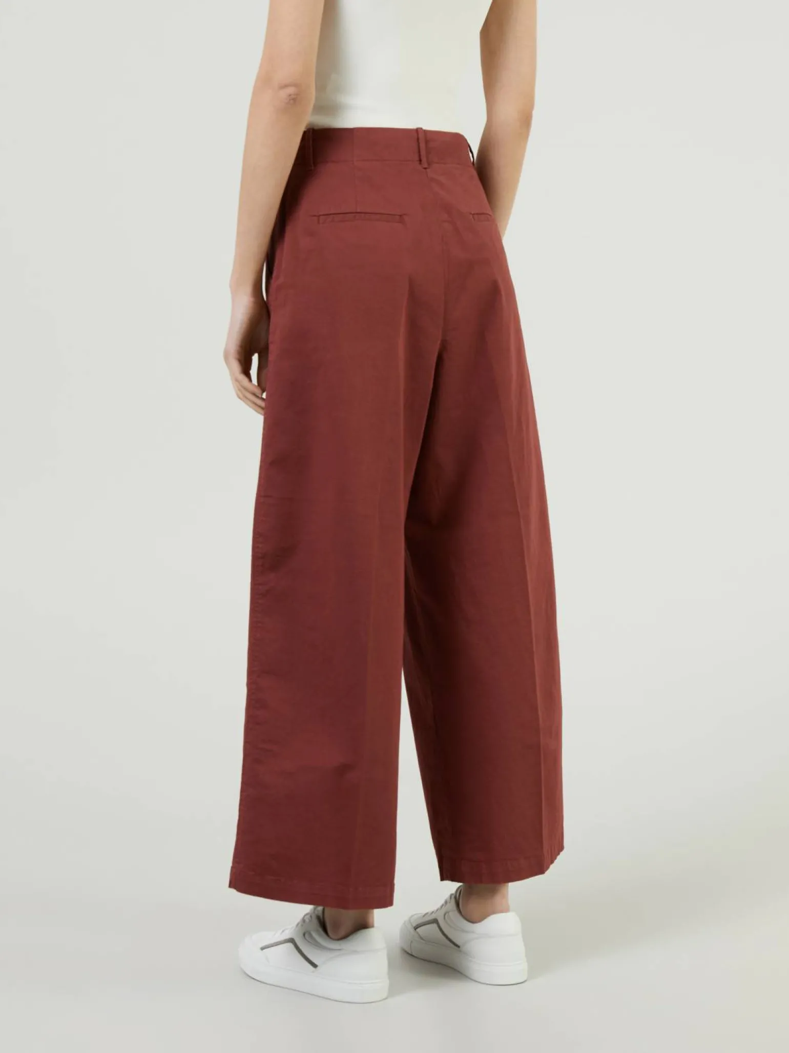 Stoffhose Rot