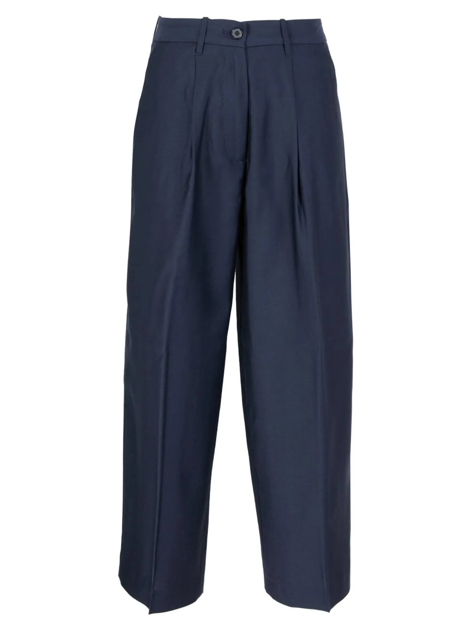 Stoffhose 'Rubino' mit Wollanteil Marineblau