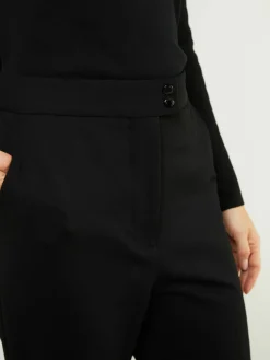 Stoffhose Schwarz