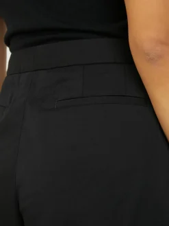 Stoffhose Schwarz