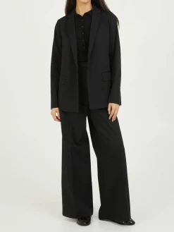 Stoffhose Schwarz