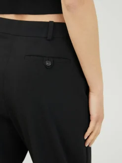 Stoffhose Schwarz