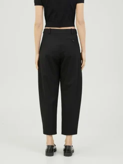 Stoffhose Schwarz