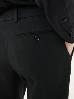 Stoffhose Schwarz