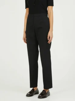 Stoffhose Schwarz
