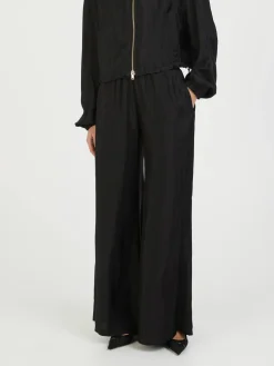 Stoffhose Schwarz