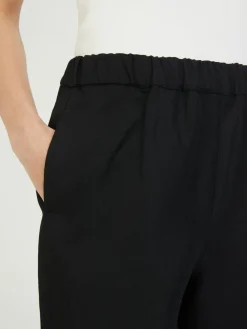 Stoffhose Schwarz