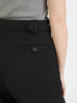 Stoffhose Schwarz