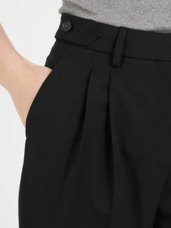 Stoffhose Schwarz