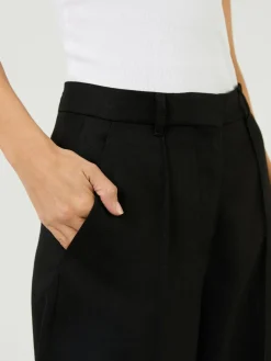 Stoffhose Schwarz