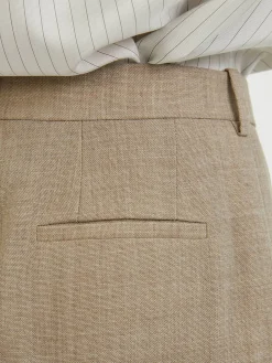 Stoffhose 'Tor' Beige