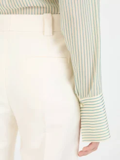 Stoffhose Weiß