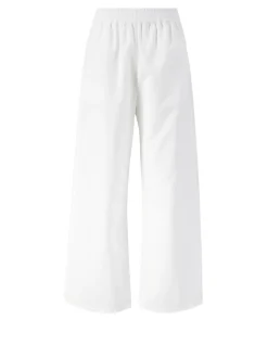 Stoffhose Weiß