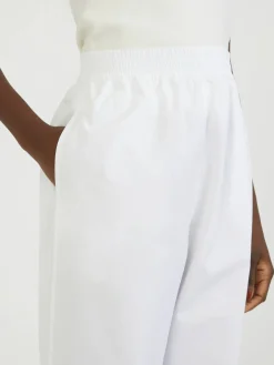 Stoffhose Weiß