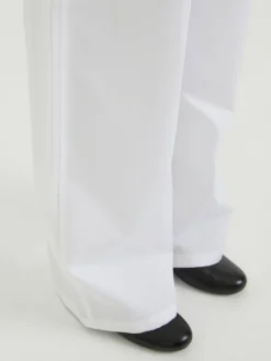 Stoffhose Weiß