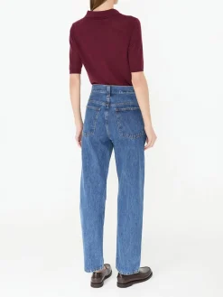 Straight-Cut Jeans 'Corben' Blau