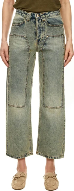 Straight-Cut Jeans 'Milton' Mittelblau
