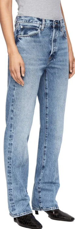 Straight-Cut Jeans 'The Vertical' Blau