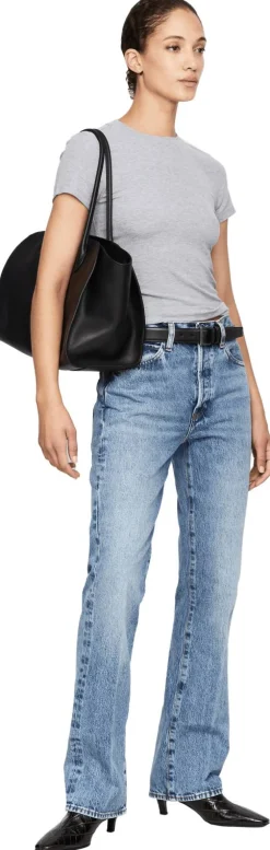 Straight-Cut Jeans 'The Vertical' Blau
