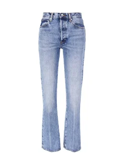 Straight-Cut Jeans 'The Vertical' Blau