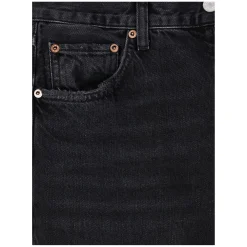 Straight Cut Jeans 'Valen' Schwarz