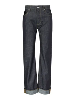 Straight-Fit-Jeans Dunkelblau