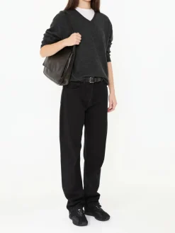 Straight-Jeans 'Bercy' Schwarz