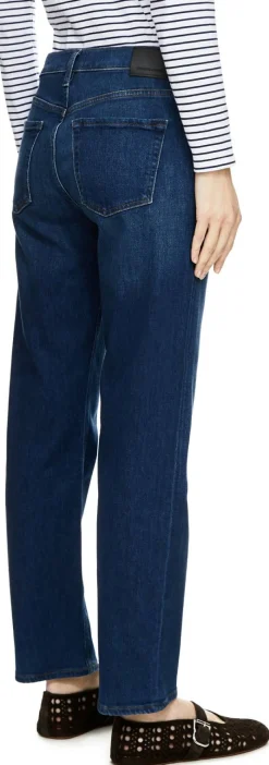 Straight-Leg-Jeans 'Anissa' Blau