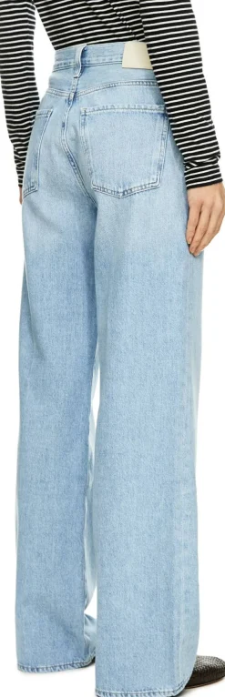 Straight-Leg Jeans 'Annina' Hellblau