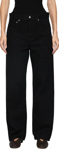 Straight-Leg Jeans 'Bonnie' Schwarz