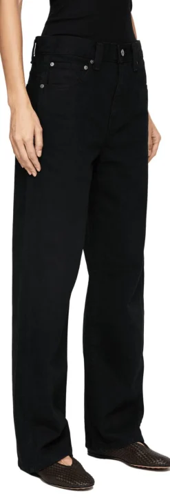 Straight-Leg Jeans 'Bonnie' Schwarz