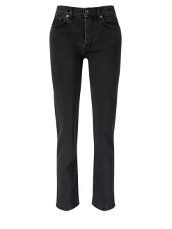 Straight-Leg Jeans 'Classic' Schwarz