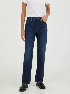 Straight-Leg Jeans 'Danika' Dunkelblau