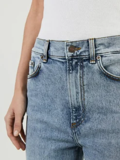 Straight-Leg Jeans 'Eiffel' Hellblau