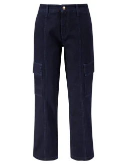 Straight-Leg Jeans 'Gaia' Marineblau